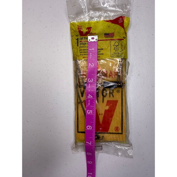 Victor Rat Trap Kills Instantly Non-Poisonous Woodstream Pest Control - Picture 3 of 3